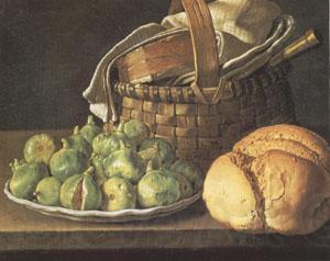 Melendez, Luis Eugenio Still Life with Figs (mk05) Spain oil painting art